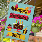Personalized Happy Birthday House Flag